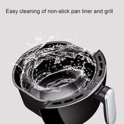 Compacte Mini Oven - Gezonde Frituurpan - Snelle Maaltijden - Veelzijdige Kookopties - 4 Liter Inhoud - Zwart — thumbnail 3