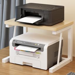 Magnetron Opbergrek Magnetron Houten Plank Stand Metalen Magnetron Rek Enkellaags Keuken Organizer Aanrecht Ruimtebesparende Stand/Houtkleur — thumbnail 2