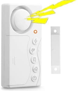 Deuralarm voor vriezer met timer (3/15/30/60 seconden selecteerbaar), deuralarm voor koelkast/zwembad, kindveilig raamalarm, deurbel — thumbnail 1