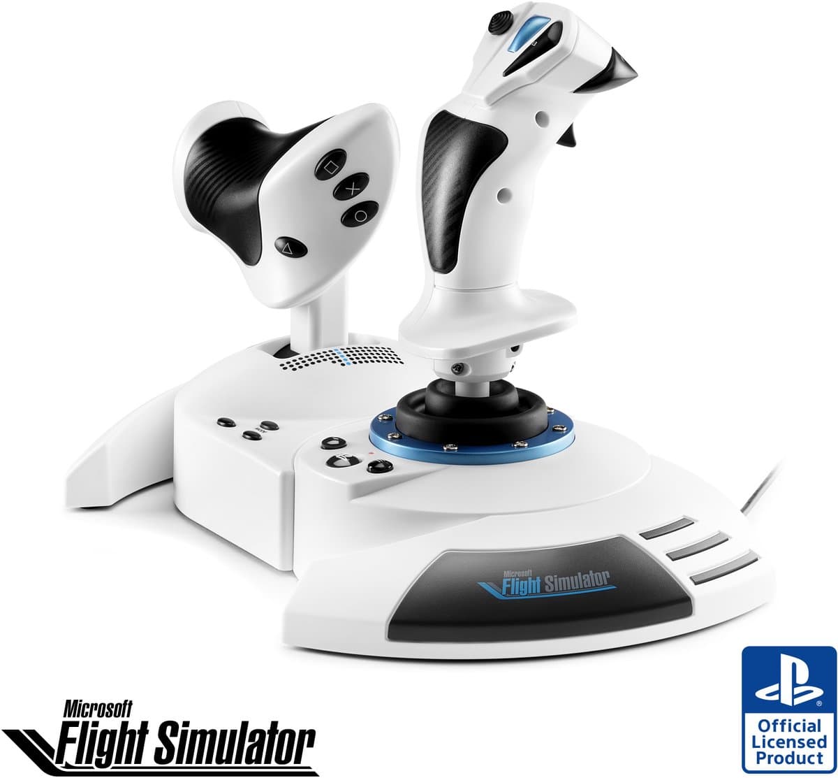 Thrustmaster T.Flight Hotas 5 Microsoft Flight Simulator Edition - Officieel Gelicentieerde Microsoft Flight Simulator - Flightstick en Throttle - Simulatiecontroller voor PS5, PS4, PC — afbeelding 1