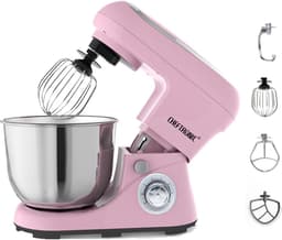 Keukenmachine - Mixer - Bakken en Koken - 6 Snelheden - 5L Kom - Beige — thumbnail 1