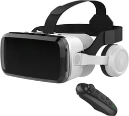ZMR® VR Bril met Controllers - VR Bril - VR Games - Zwart/Grijs - 14cm x 18cm x 11cm — thumbnail 1