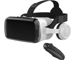ZMR® VR Bril met Controllers - VR Bril - VR Games - Zwart/Grijs - 14cm x 18cm x 11cm