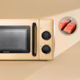 Magnetron met Grill - Compacte Oven - Snel Eten Bereiden - 800W Grill Functie - 20 Liter Capaciteit - Blauw Design — thumbnail 4