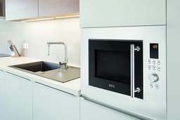 Inbouw Magnetron - Grill Magnetron - Snel Maaltijden Bereiden - Roestvrij Interieur - 59.5 x 39 x 39 cm - Zilver — thumbnail 4