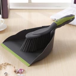 Bezem en Stoffer Set - Reinigingsset Huishouden - Bureau Schoonmaken - Dichte Borstel Verwijdert Haar - Compact Ontwerp - Niet Gespecificeerd — thumbnail 4