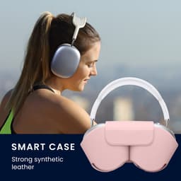 kwmobile cover voor over-ear koptelefoon - Compatibel met Apple AirPods Max / AirPods Max 2 - Van polyester - In oudroze — thumbnail 3