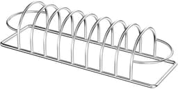 Rib Rack Grill, Large Bbq Rack, 8.66-Inch Compact Stainless Steel Non-Stick Frame, Cooking Tool for Outdoor Air Fryer Picnic Lawn Garden Use, Meal Prep, Events, or Weekend — thumbnail 1