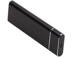 Mini Externe SSD 2TB – Zwart – Draagbare Externe Harde Schijf – Geschikt voor Windows, Mac & Android – USB 3.0 Type C naar USB 3.1 Type A – Mobiele Opslag voor Laptop, PC & Telefoon