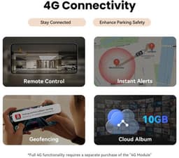 Dashcam – Autocamera – Rijcamera – Vehikel Recorder – Dual Channel Systeem – Haarscherpe 4K UHD Video – Slimme ADAS Veiligheidsalerts — thumbnail 5