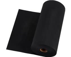 1 Rol EVA Foam van 3 mm Dikte voor Creatieve Projecten, Cosplay, Kostuums en 3D Borduurwerk, Zwart Foamblad 30 cm x 5 m