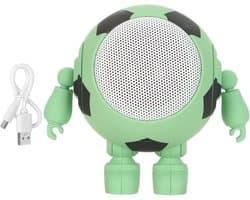 Draagbare Bluetooth Luidspreker - Kleine Speaker - Muziek Luisteren - Schokkende Bas - 10 x 9 x 6 cm - Groen