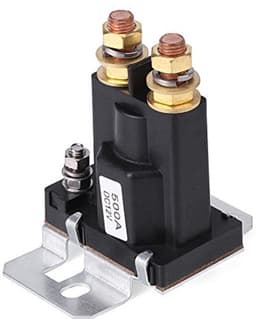 Auto Start Contactor, 500A DC 12V SPST Fenolhars Plastic Waterdicht Hoge Stroom Starter Relais — thumbnail 4