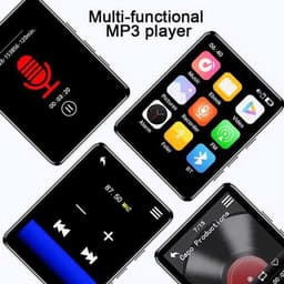 MP3-speler, hoofdtelefoonaansluiting, volledig touchscreen, draadloze HiFi-geluidskwaliteit, FM-radio, ingebouwde HD-luidspreker, opnamefunctie. — thumbnail 2