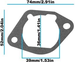 Dailygoods- Luchtfilter 4 Stuks - Grasmaaier Basispakkingen - Compatibel met Exmark/John Deere - Duurzaam Materiaal - Afdichting Motor - Grasmaaierfilter — thumbnail 3