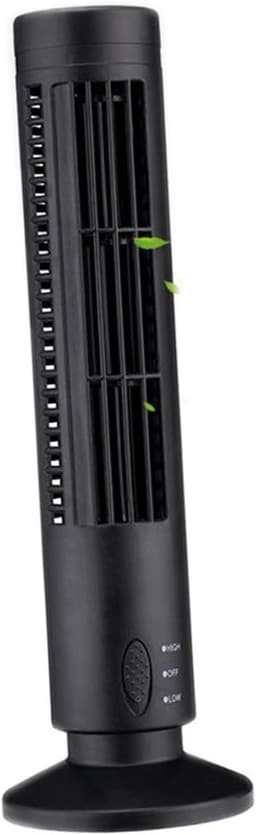 Bladloze Torenventilator - USB Ventilator - Comfortabele Koeling - Stille Circulatie - 42 inch Hoog - Zwart — thumbnail 5