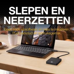 Externe SSD - Draagbare Opslag - Bestanden Overzetten - Razendsnelle Dataoverdracht - 2 TB - Zwart — thumbnail 4