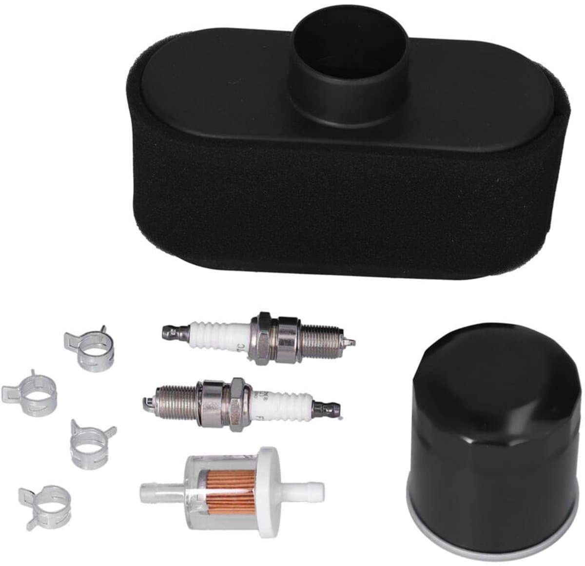 Lucht- en oliefilters geschikt voor Kawasaki-motoren FR651V, FR691V, FR730V, FS481V, FS541V, FS600V, FS651V, FS691V, FS730V en LG265. — afbeelding 1