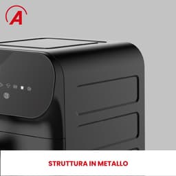 Heteluchtfriteuse - Airfryer - Gezond Frituren - Digitale Touch Control - 6 Liter - Zwart — thumbnail 5