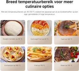 Xiaomi Airfryer XL 6,5L – 220°C – Voor 500g Friet – Zwart — thumbnail 5