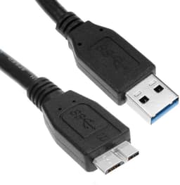 USB 3.0 Vervangende Micro-B naar USB-A Datakabel voor Externe Harde Schijven — thumbnail 1