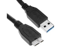 USB 3.0 Vervangende Micro-B naar USB-A Datakabel voor Externe Harde Schijven
