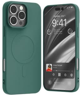 Mercury MagSafe Serie - iPhone 16 Pro Max Etui - Groen - Semi-Silicone - Elegante Bescherming — thumbnail 1