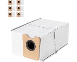 Vervangende stofzakken geschikt voor Eufy Robot Vacuum Omni C20 - Afneembaar - Grote capaciteit - 6 stuks inbegrepen