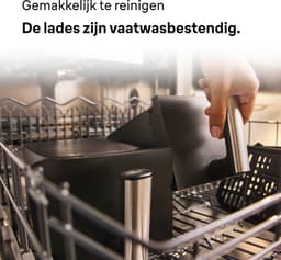 Braun TwinCook 3 Dubbele Airfryer - TD3030 - 8L - 2x4L Vaatwasbestendige Lades - Zwart — thumbnail 11