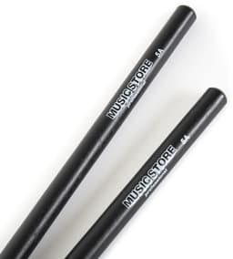 MUSIC STORE 5A Sticks, zwart, Hornbeam, Wood Tip - Drumsticks — thumbnail 2