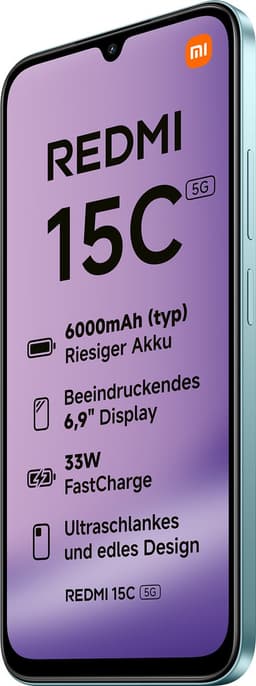 Smartphone-Redmi 15C 5G-4GB+128GB-Munt Groen — thumbnail 3