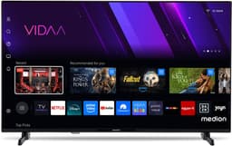 MEDION 108 cm 43" HD TV Smart TV HDR VIDA Store Prime Video Disney+ DAZN HbbTV PVR Bluetooth HD+, MD843101 — thumbnail 1