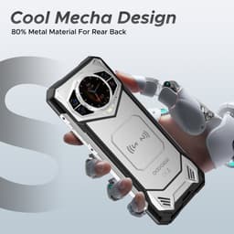DOOGEE S200 5G - Robuuste Smartphone - Robuuste Telefoon - Android 14 - 32GB RAM + 256GB ROM/2TB TF - 10100 mAh/33W - 6,72 inth + 120Hz - 100MP+20MP Nachtzichtcamera-Zilver — thumbnail 2
