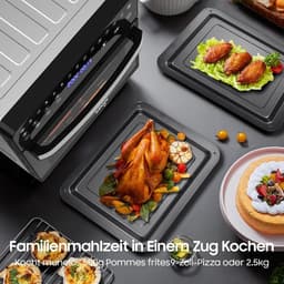 RFWR® Heteluchtfriteuse XXL 15L met 13 programma's - Gezond koken en energie besparen — thumbnail 4