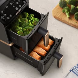 Philips 4000 series Dual-Stacked Dubbele Airfryer - NA462/70 - 10L - 6 programma's — thumbnail 5