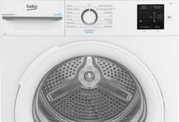 Beko BM3T3829W, Vrijstaand, Voorbelading, Warmtepomp, Wit, Knoppen, Draaiknop, Transparant, Wit — thumbnail 7