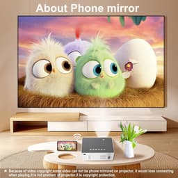 Mini Beamer - Projector - Thuisbioscoop - Beamer - Mini Projector - Cinema Beamer — thumbnail 5