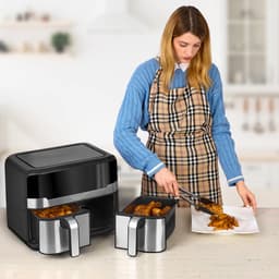 Heinrich's HFR 8214 - Dubbele airfryer - heteluchtfriteuse - 2 x 4.5 liter — thumbnail 6