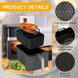 Airfryer Accessoires - Airfryer Accessoires Set - Geschikt voor Heteluchtfriteuses — thumbnail 3
