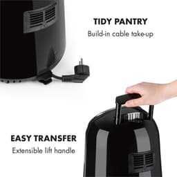 AirVital heteluchtfriteuse 1300W 2,5L CeraPlus anti-aanbaklaag touch zwart — thumbnail 8