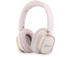 Guess Draadloze koptelefoon voor BT Headphones Enc Rectangle Metal Script - Roze