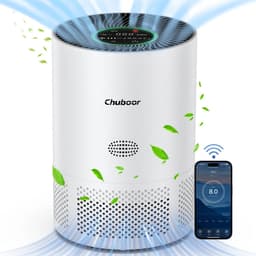 Marqs Luchtzuiveraar - Luchtreiniger - Luchtreinigers met H13 HEPA filter - Wit - 25 DB - 40m2 - Wifi - Kinderslot - Energiezuinig — thumbnail 1