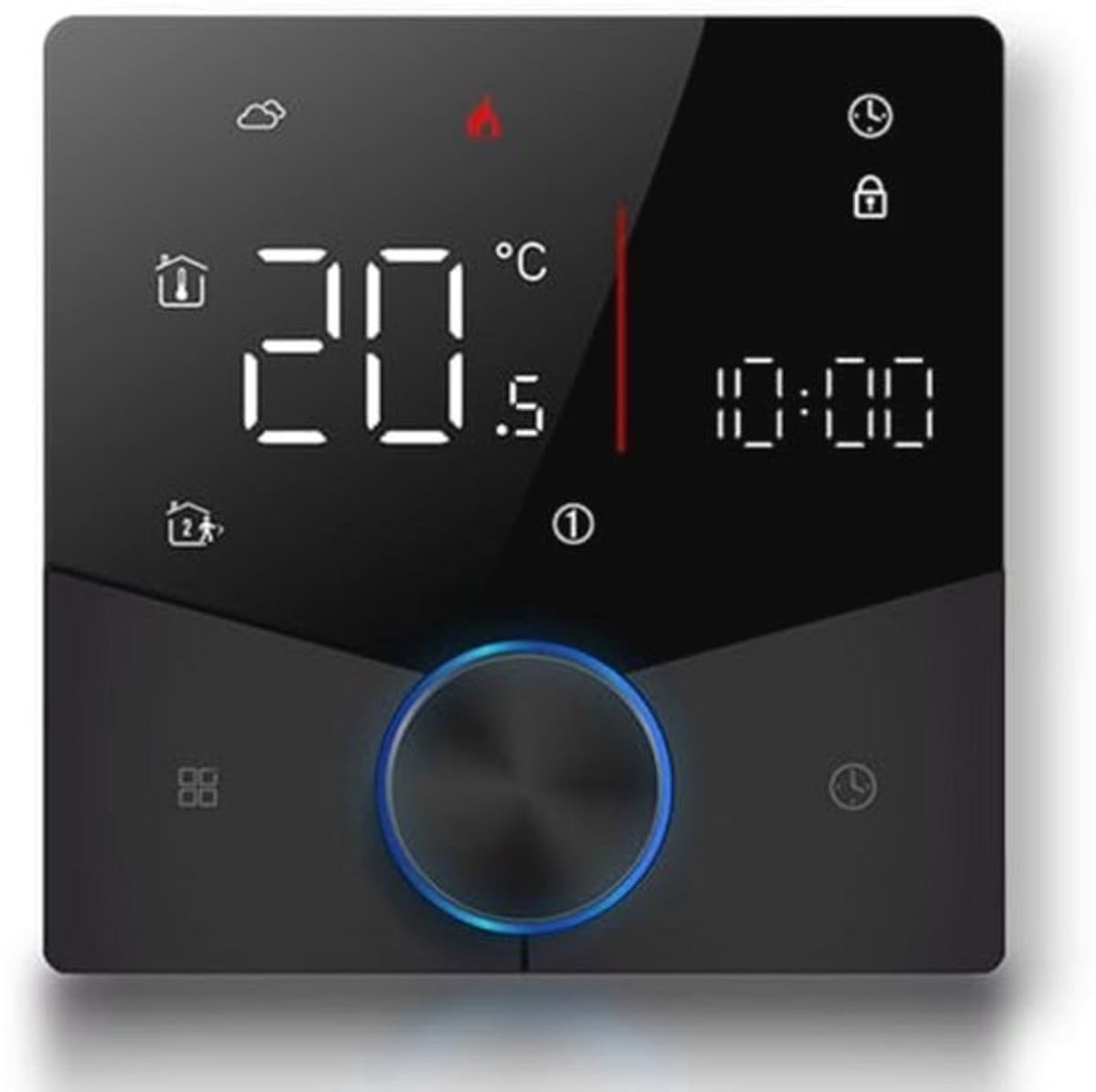 Wi-Fi-thermostaat met touchscreen - Programmeerbare draadloze thermostaat voor verwarming — afbeelding 1