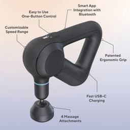 Massagepistool voor diepe weefseltherapie - Elektrisch percussieapparaat voor massage en pijnverlichting — thumbnail 2