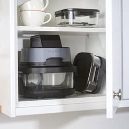 Draagbare Airfryer - Compacte Airfryer - Maaltijden voorbereiden - Verwisselbare schalen - 4 Liter - Grijs — thumbnail 3
