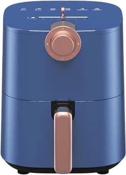 Heteluchtfriteuse - Airfryer Oven - Gezonder Frituren - Snelle Bereiding - 45 Quart - Blauw — thumbnail 1