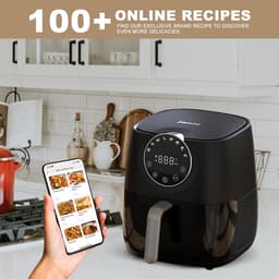 XXL Heteluchtfriteuse 5,7 Liter met Touchscreen en 100+ Recepten — thumbnail 4