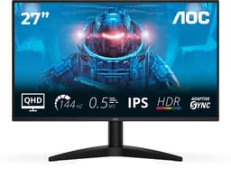 AOC Q27B36X 27 inch QHD IPS Monitor Gaming 144Hz — thumbnail 1