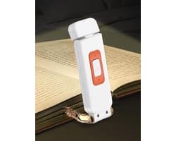 Oplaadbare LED Boekenverlichting - Draagbare Clip-on Leeslamp met 3 Kleuren en 5 Helderheden