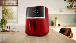 Bosch MAF462R0 Airfryer - Serie 4 - 6,1L - Ontdooifunctie - Dual heating - Warmhoudfunctie - 7 programma's - Tot 4 personen - Dieprood — thumbnail 4